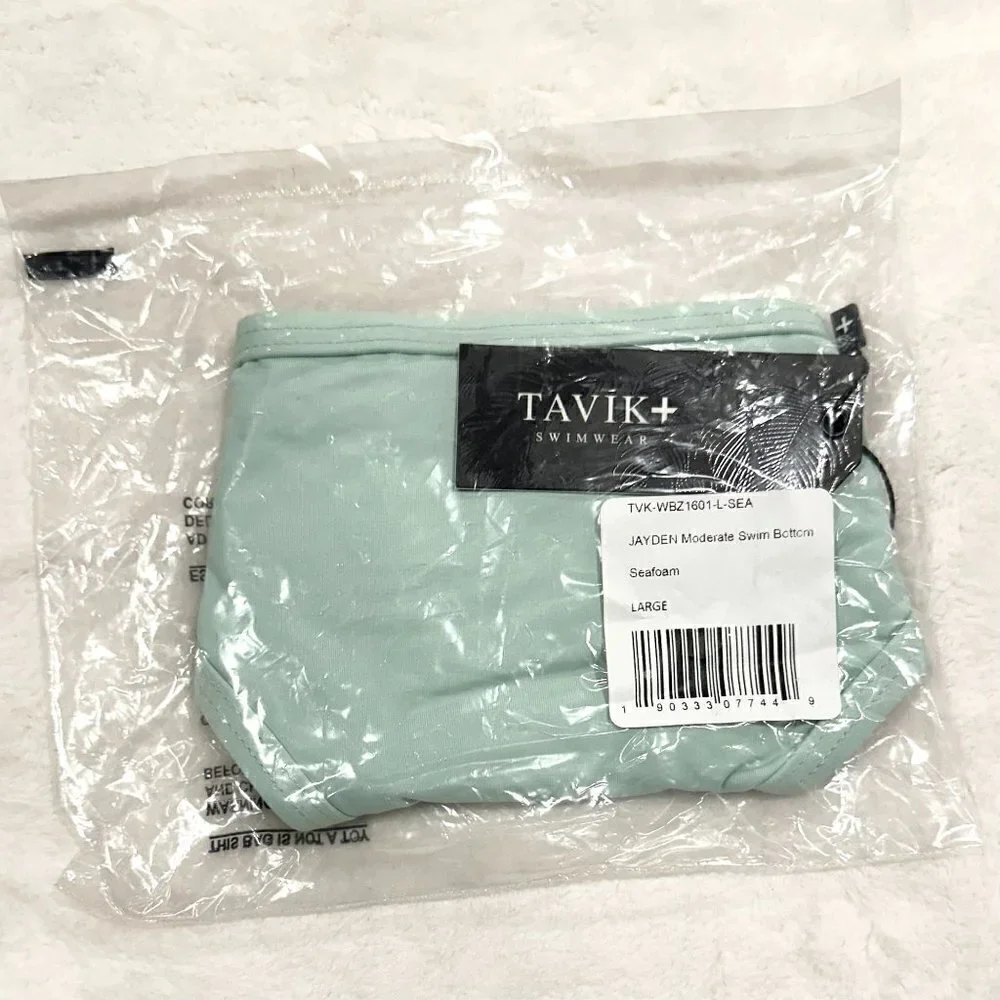 NWT Tavik Jayden Moderate Swim Bottom in Seafoam - Large
